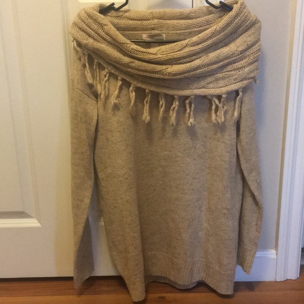 Cowl neck sweater